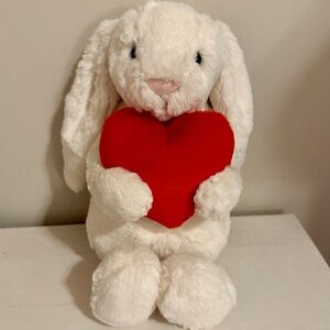 ❤️ RARE Jellycat Bashful Heart Bunny ❤️